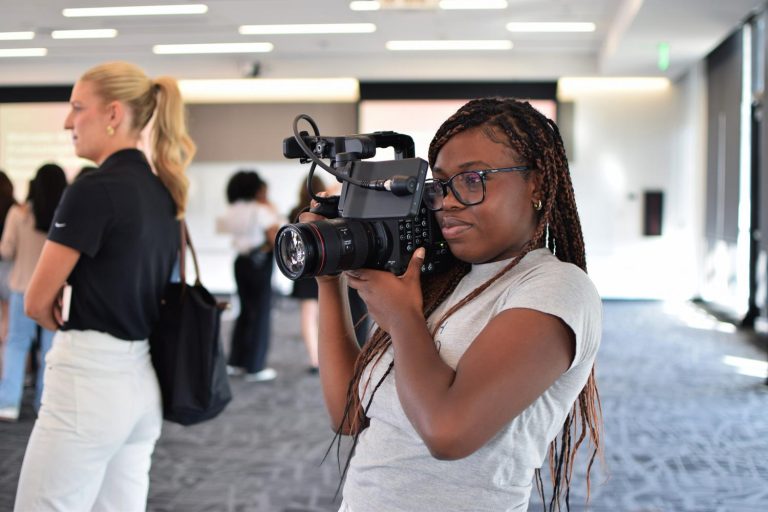 Student manager Kyra Harrison spearheads Bevo Video Productions’ expanding services